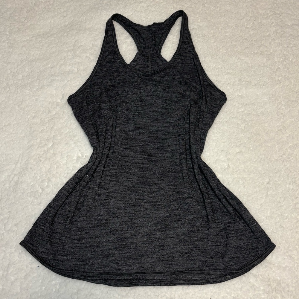 Lululemon Women Dark Heathered Gray Essential Tank Top